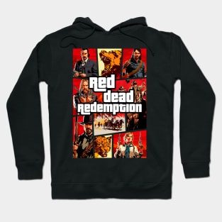 Red Theft Redemption Hoodie